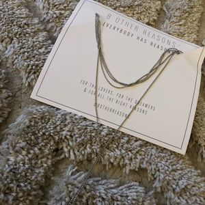 Silver Layered Choker Necklace